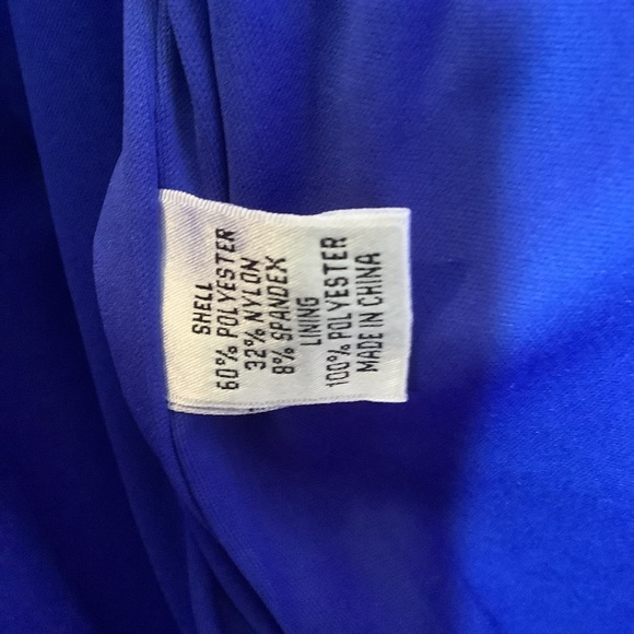 Hailey Longan by Adriana Papell One Shoulder Prom/Party Dress Sz 3/4 - Picture 4 of 9